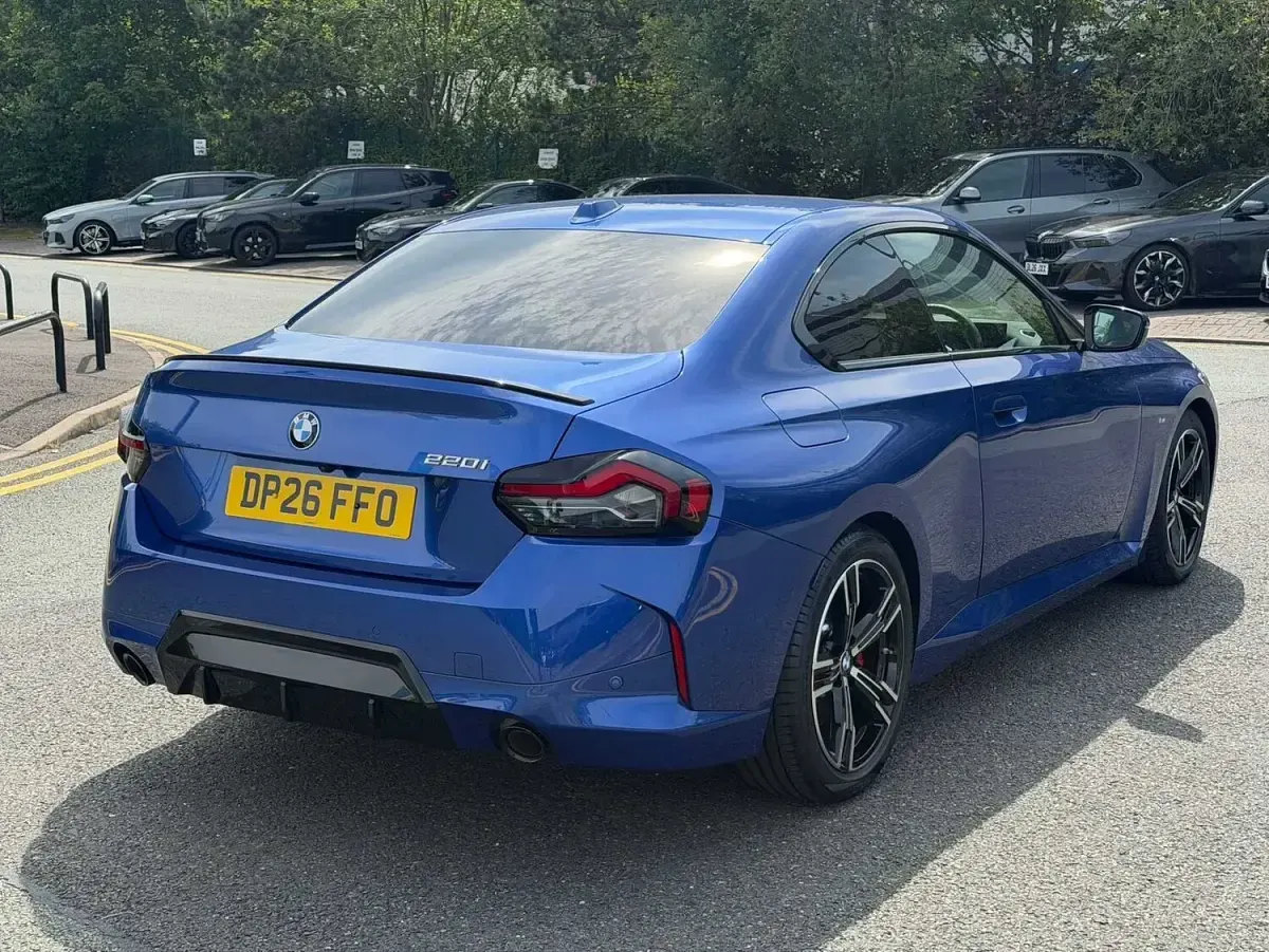 New BMW 220 M Sport 2026 Blue Coupe