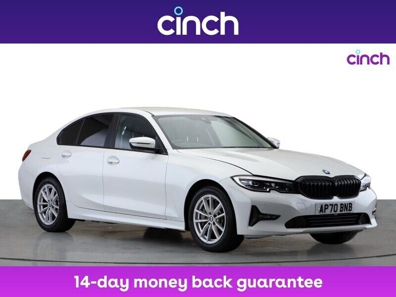 White Used 2020 BMW 330e Sedan | £17,549 (Good price) - Image 1/3