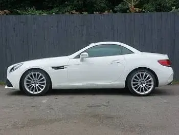 Used Mercedes SLC180 AMG line 156 HP (114 kW) 2017 White Cabriolet