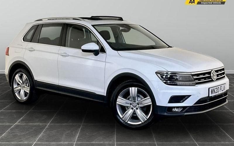 White Used 2020 VW Tiguan SEL SUV | £19,495 (Super price) - Image 1/2