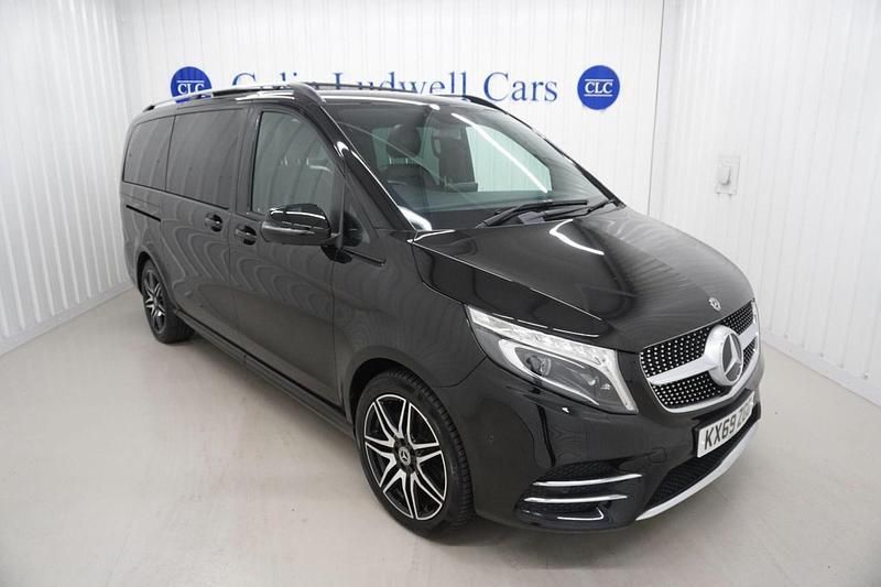 Black Used 2019 Mercedes V220 AMG line MPV | £42,400 (Super price) - Image 1/4