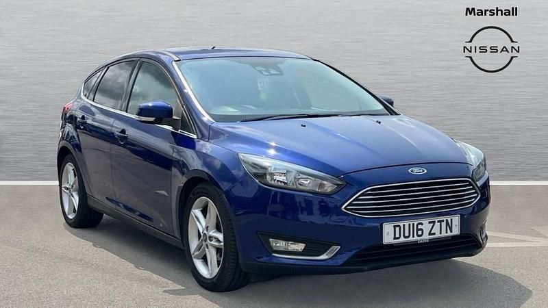 Blue Used 2016 Ford Focus Titanium Hatchback | £6,191 (Fair price) - Image 1/2
