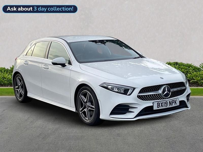 White Used 2019 Mercedes A180 AMG line Hatchback | £16,699 (A bit pricey) - Image 1/4