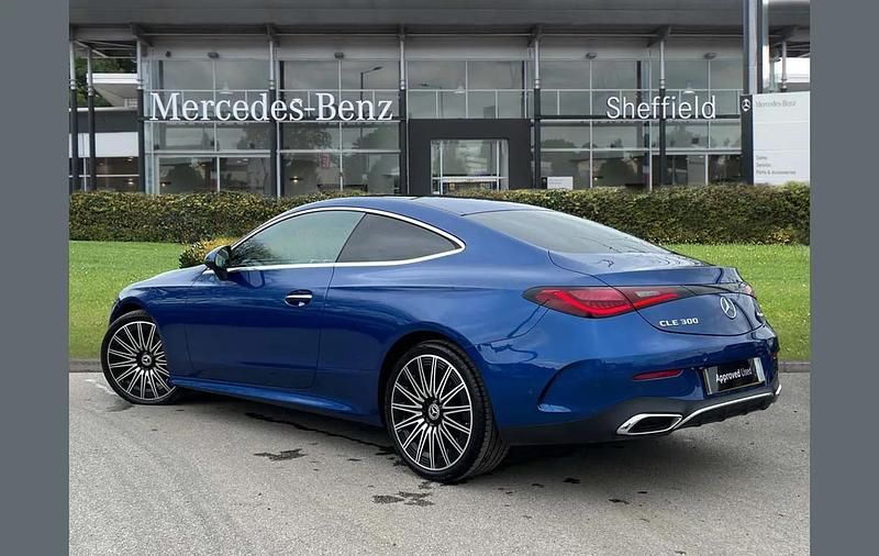 Used Mercedes CLE300 AMG Line Premium Plus 254 HP (186 kW) 2025 Blue Coupe