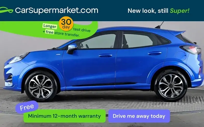 Używany Ford Puma ST-Line 125 KM (91 kW) 2022 Niebieski SUV