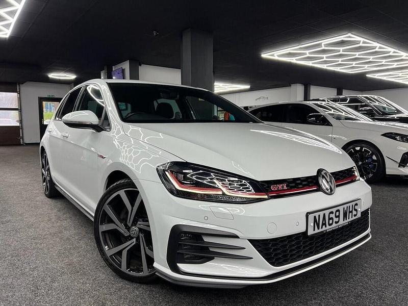 White Used 2019 VW Golf VII GTI Hatchback | £23,995 (Fair price) - Image 1/4