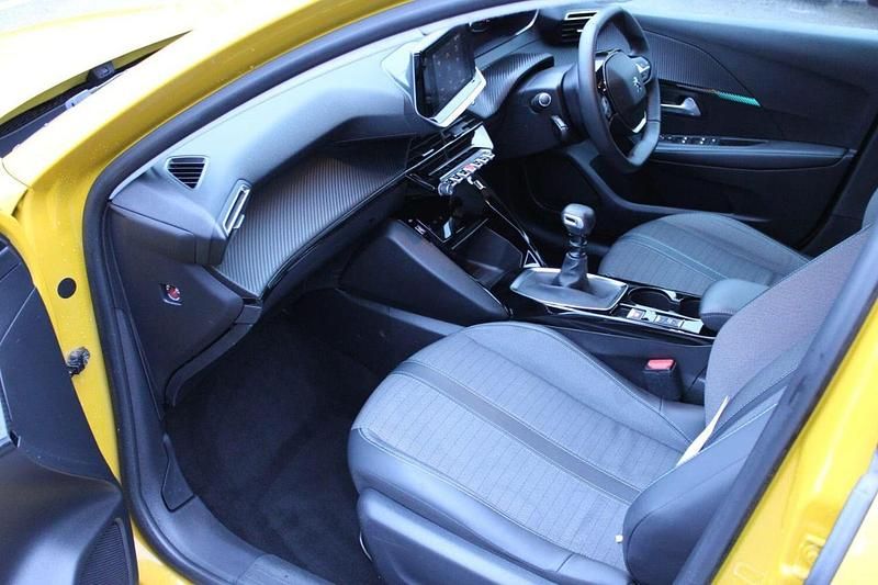 Yellow Used 2021 Peugeot 208 Allure Hatchback | £12,469 (Fair price) - Image 1/4
