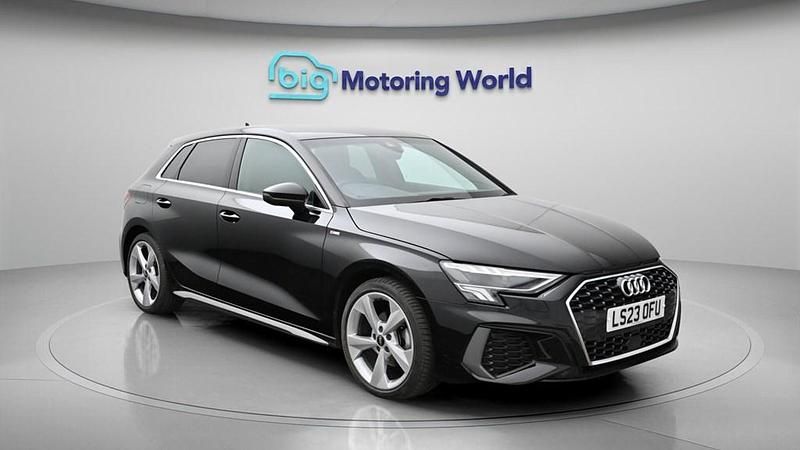 Used Audi A3 Sportback S-Line 150 HP (110 kW) 2023 Black Hatchback