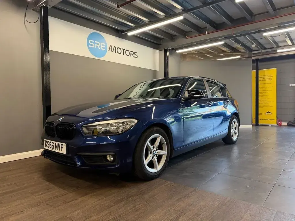 Used BMW 116 Efficient Dynamics 116 HP (85 kW) 2016 Blue Hatchback