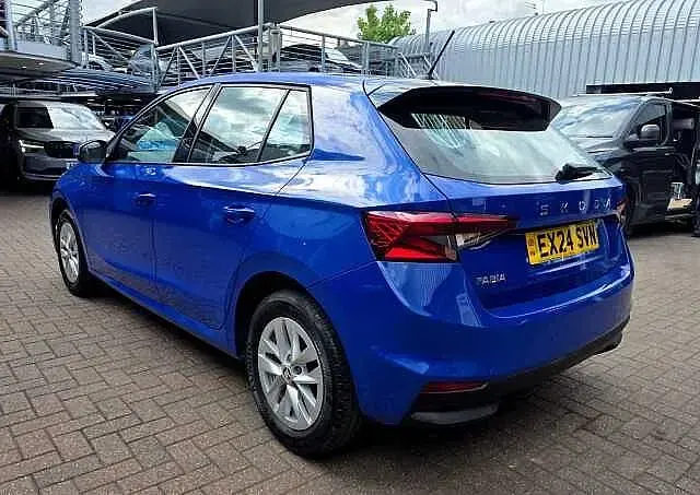 Used Skoda Fabia Comfort 94 HP (69 kW) 2024 Energy blue Hatchback