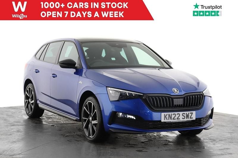 Used Skoda Scala Monte Carlo 2022 Blue Hatchback