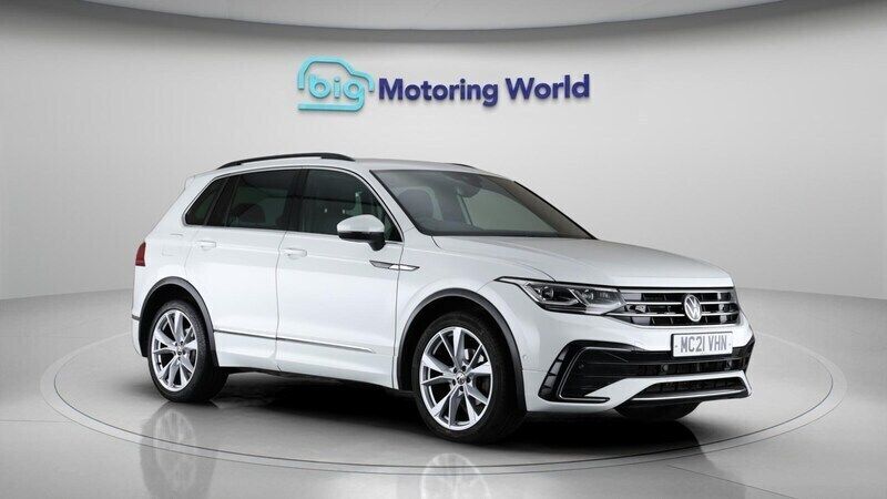 White Used 2021 VW Tiguan R-line SUV | £23,200 (Good price) - Image 1/4