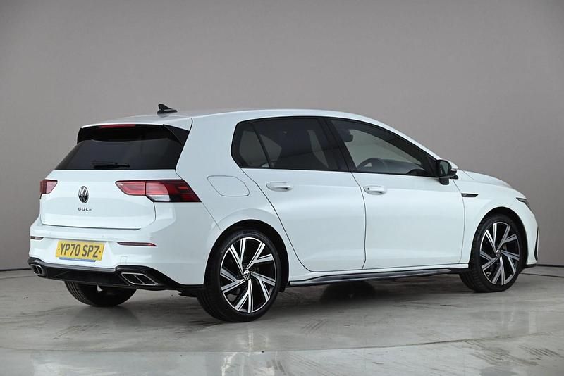 Used VW Golf VII R-line 150 HP (110 kW) 2020 White Hatchback