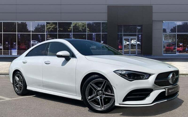 White Used 2022 Mercedes CLA180 AMG Line Premium Plus Sedan | £28,577 (Fair price) - Image 1/4