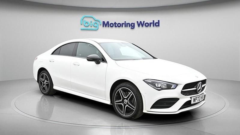 Used Mercedes CLA250e AMG line 218 HP (160 kW) 2022 White Sedan