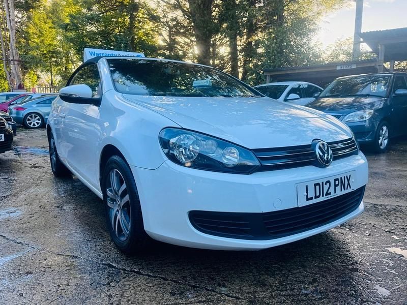 White Used 2012 VW Golf Cabriolet SE Cabriolet | £4,600 (Fair price) - Image 1/4