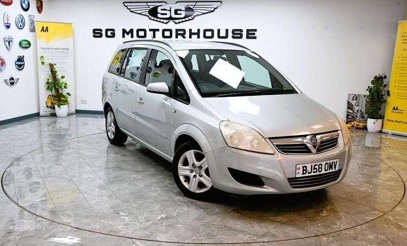 Green Used 2008 Vauxhall Zafira MPV | £995 (Fair price) - Image 1/4