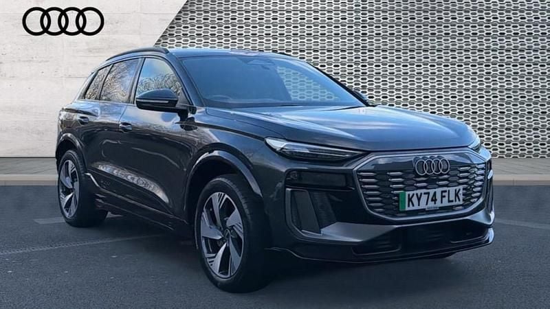 Grey Used 2024 Audi Q6 e-tron S-Line SUV | £46,592 (A bit pricey) - Image 1/4
