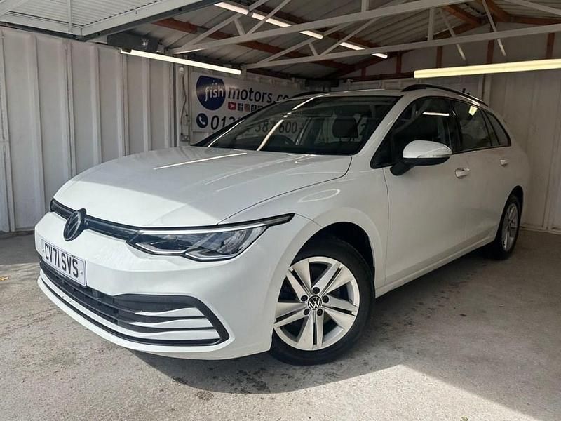 White Used 2021 VW Golf VIII Life Estate | £13,490 (Fair price) - Image 1/3