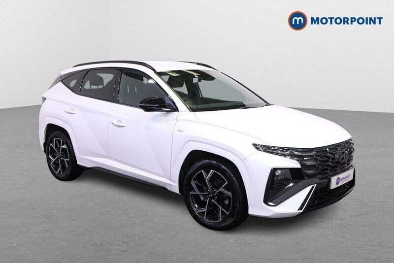 White Used 2024 Hyundai Tucson N Line SUV | £25,299 (Expensive) - Image 1/4