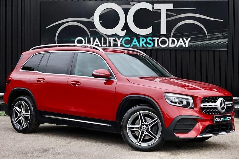 Red Used 2022 Mercedes GLB200 AMG line SUV | £25,495 (Fair price) - Image 1/4