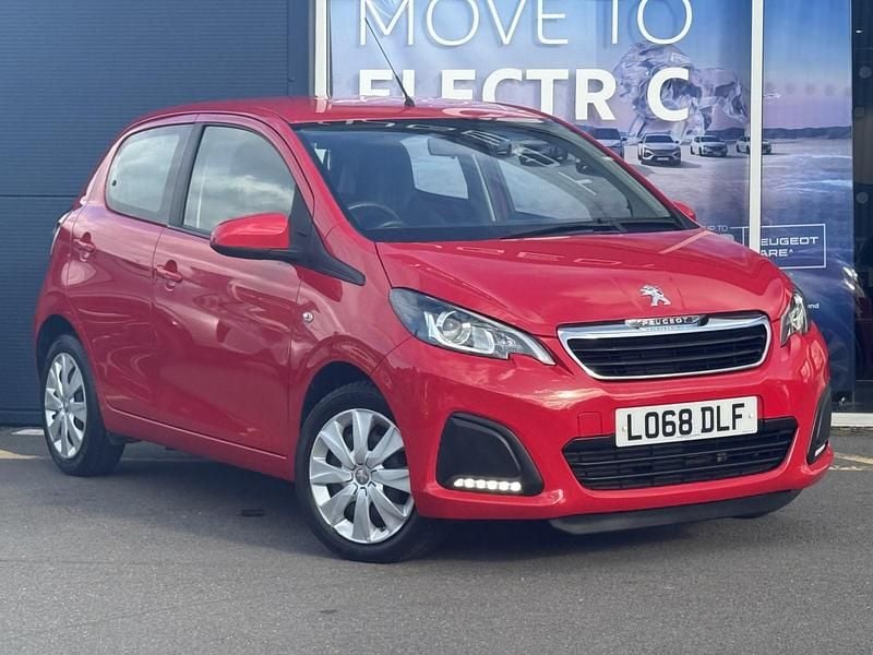 Red Used 2019 Peugeot 108 Active Hatchback | £6,595 (Fair price) - Image 1/4
