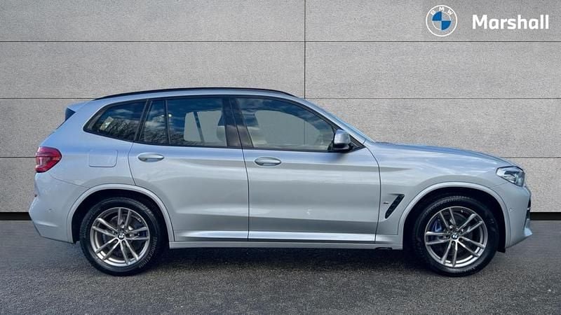 Used BMW X3 M Sport 292 HP (214 kW) 2021 Glacier silver metallic SUV