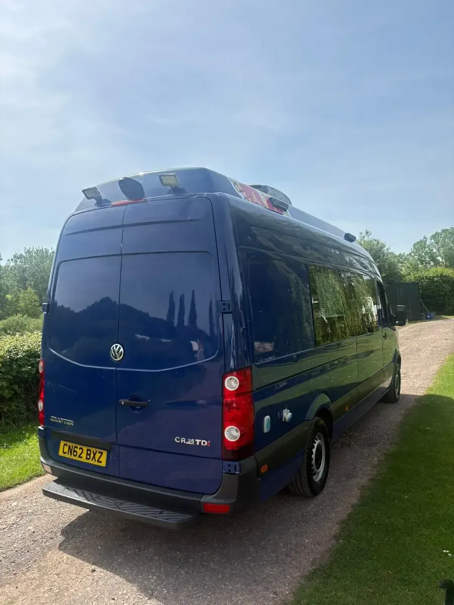 Used VW Crafter 136 HP (100 kW) 2012 Blue Van