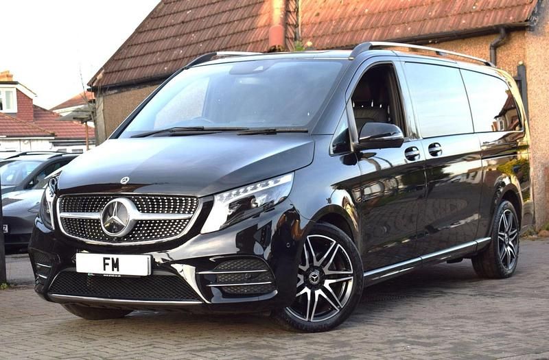 Used Mercedes V300 AMG line 2023 Black MPV