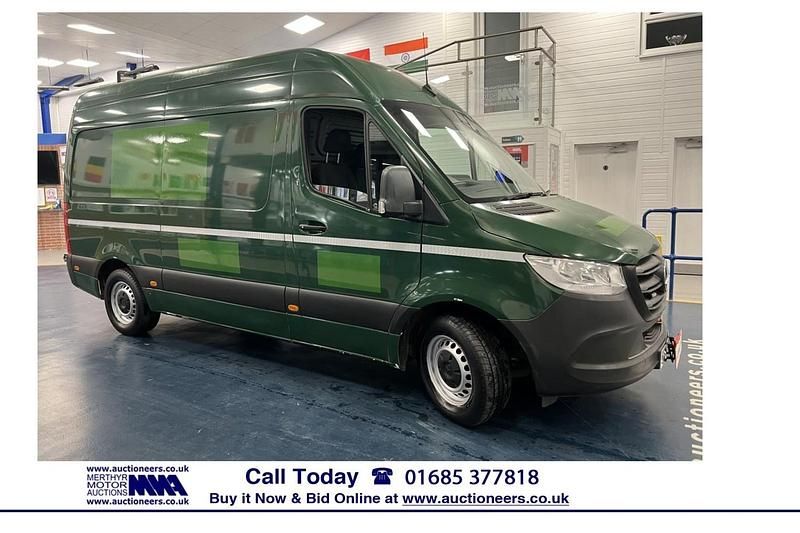 Begagnad Mercedes Sprinter 163 HK (119 kW) 2019 Grön Van