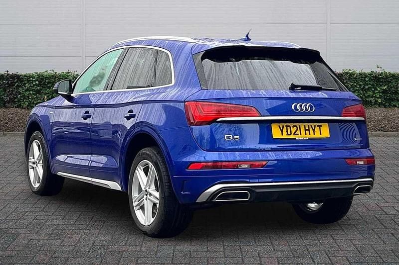 Used Audi Q5 S-Line 261 HP (191 kW) 2021 Blue SUV