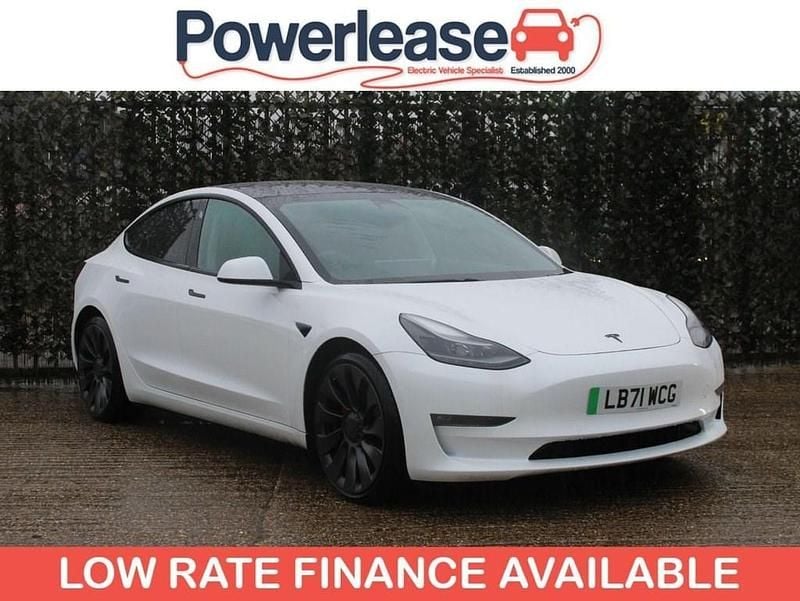 Used Tesla Model 3 Performance 82 kW (112 HP) 2021 White Sedan