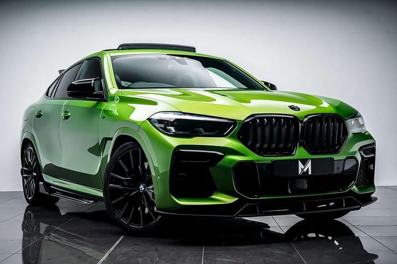 Green Used 2022 BMW X6 M Sport SUV | £46,995 (Fair price) - Image 1/4