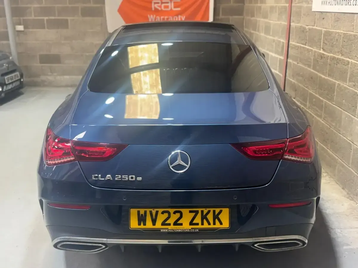 Used Mercedes CLA250e AMG Line Premium Plus 2022 Blue Coupe