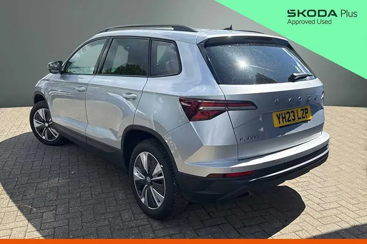 Used Skoda Karoq SE Drive 110 HP (80 kW) 2023 Brilliant silver metallic SUV