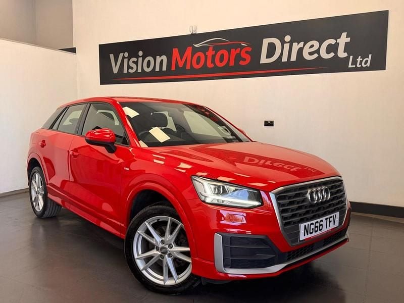 Red Used 2017 Audi Q2 S-Line SUV | £11,240 (Good price) - Image 1/4