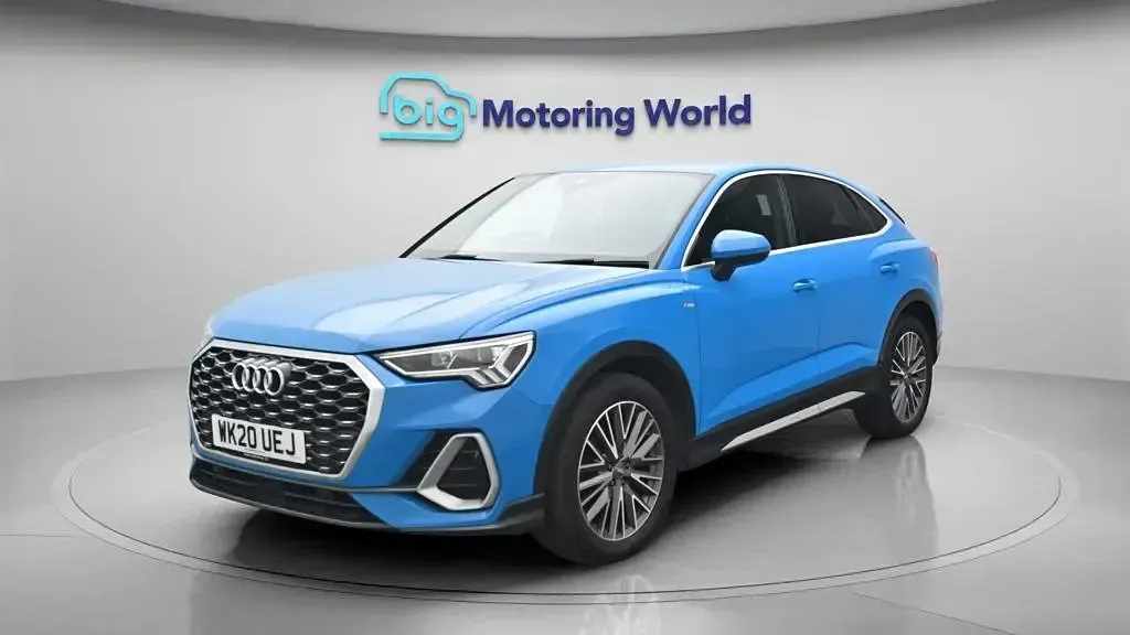 Used Audi Q3 Sportback S-Line 150 HP (110 kW) 2020 Blue SUV
