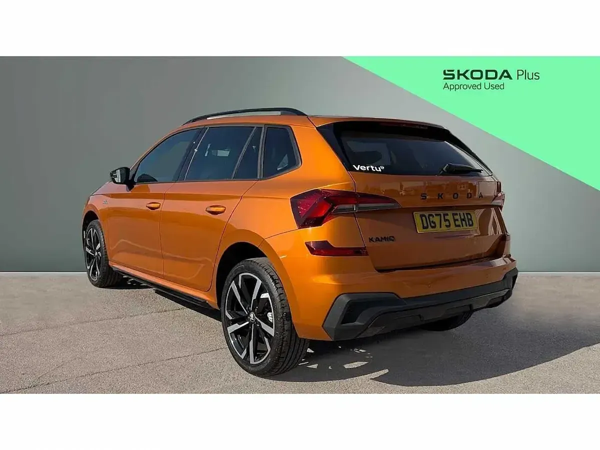 Used Skoda Kamiq Monte Carlo 116 HP (85 kW) 2025 Orange SUV