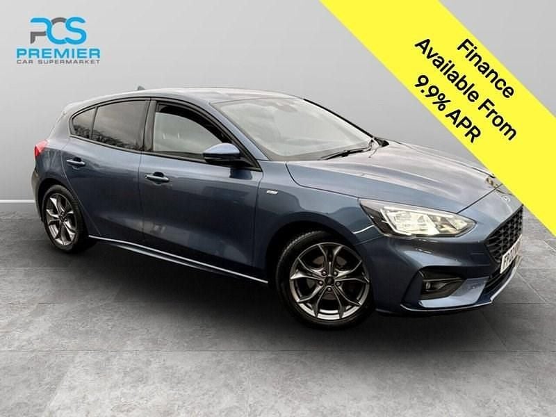 Blue Used 2022 Ford Focus ST-Line Hatchback | £11,495 (Super price) - Image 1/3