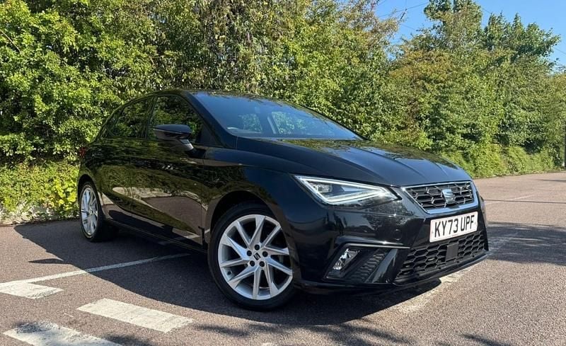 Midnight black Used 2023 Seat Ibiza FR Hatchback | £14,395 (Good price) - Image 1/4