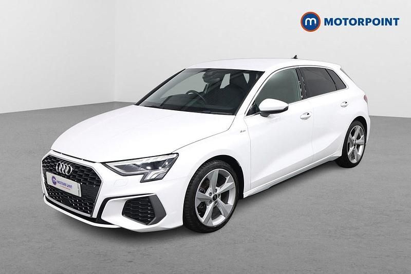 Used Audi A3 S-Line 2022 White Sedan
