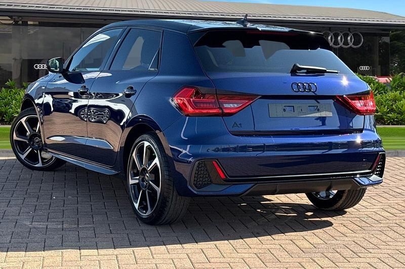 New Audi A1 Sportback Black Edition 2026 Blue Hatchback