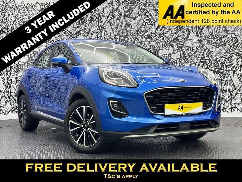Blue Used 2021 Ford Puma Titanium SUV | £14,295 (Good price) - Image 1/2