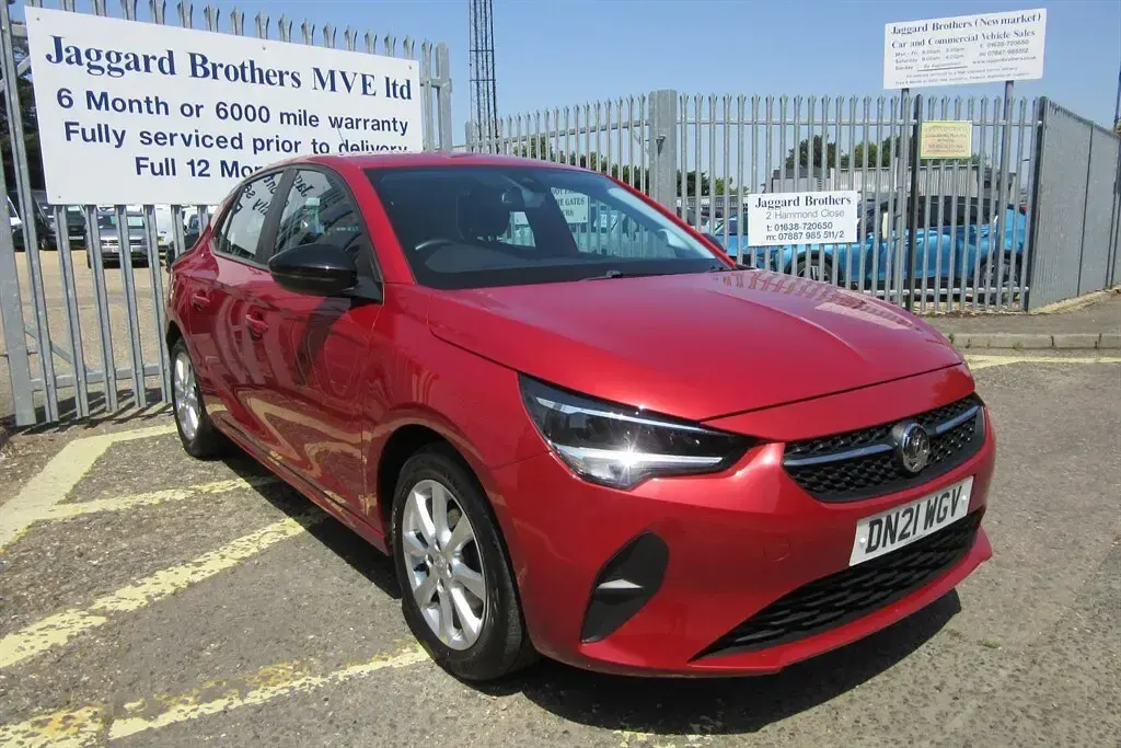 Used Vauxhall Corsa 75 HP (55 kW) 2021 Red Hatchback
