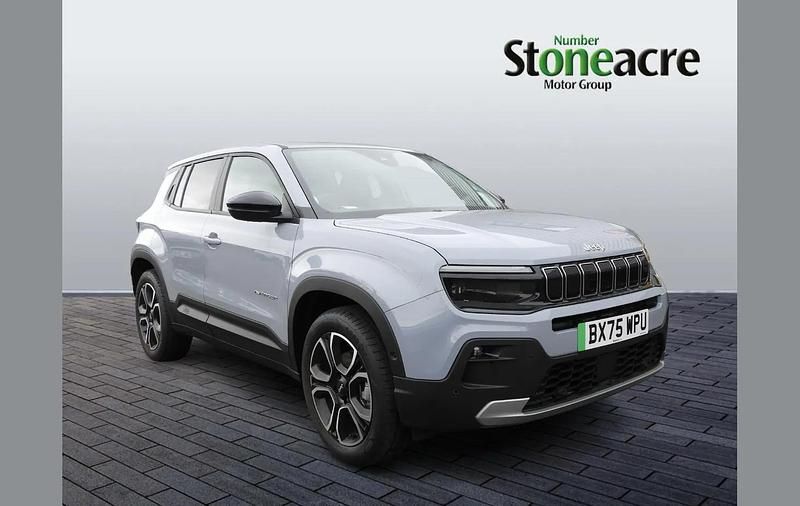 Grey New 2025 Jeep Avenger EV Summit SUV | £22,900 (Fair price) - Image 1/4