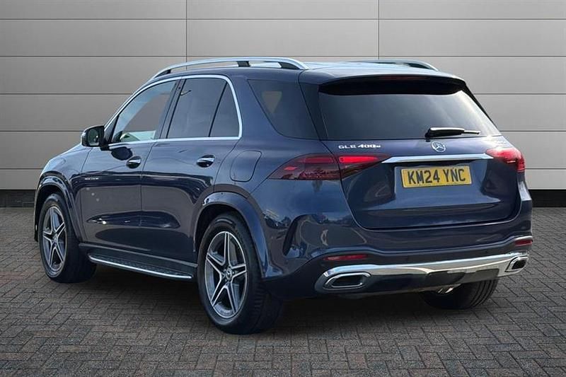Used Mercedes GLE400 AMG line 381 HP (280 kW) 2024 Sodalite blue Estate