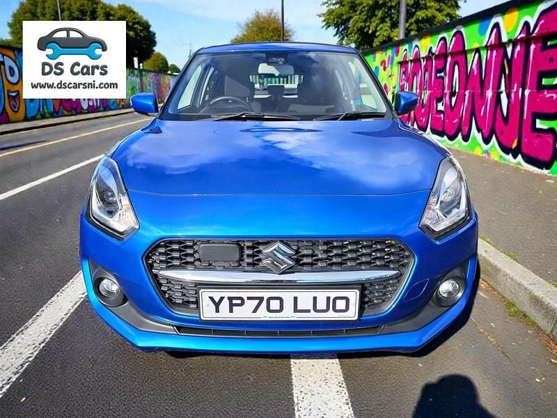Begagnad Suzuki Swift SZ-T 83 HK (61 kW) 2020 Blå Halvkombi
