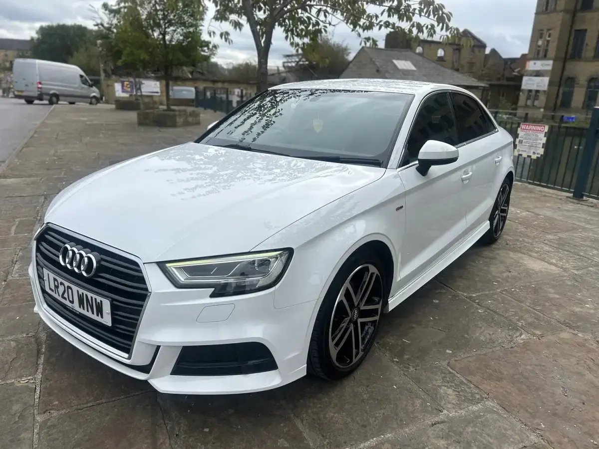Used Audi A3 S-Line 2020 White Sedan