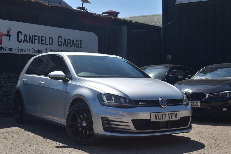 Silver Used 2017 VW Golf VII GTD Hatchback | £13,495 (Fair price) - Image 1/4