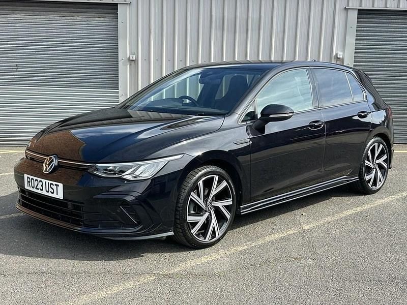 Black Used 2023 VW Golf VIII R-line Hatchback | £22,400 (Fair price) - Image 1/4